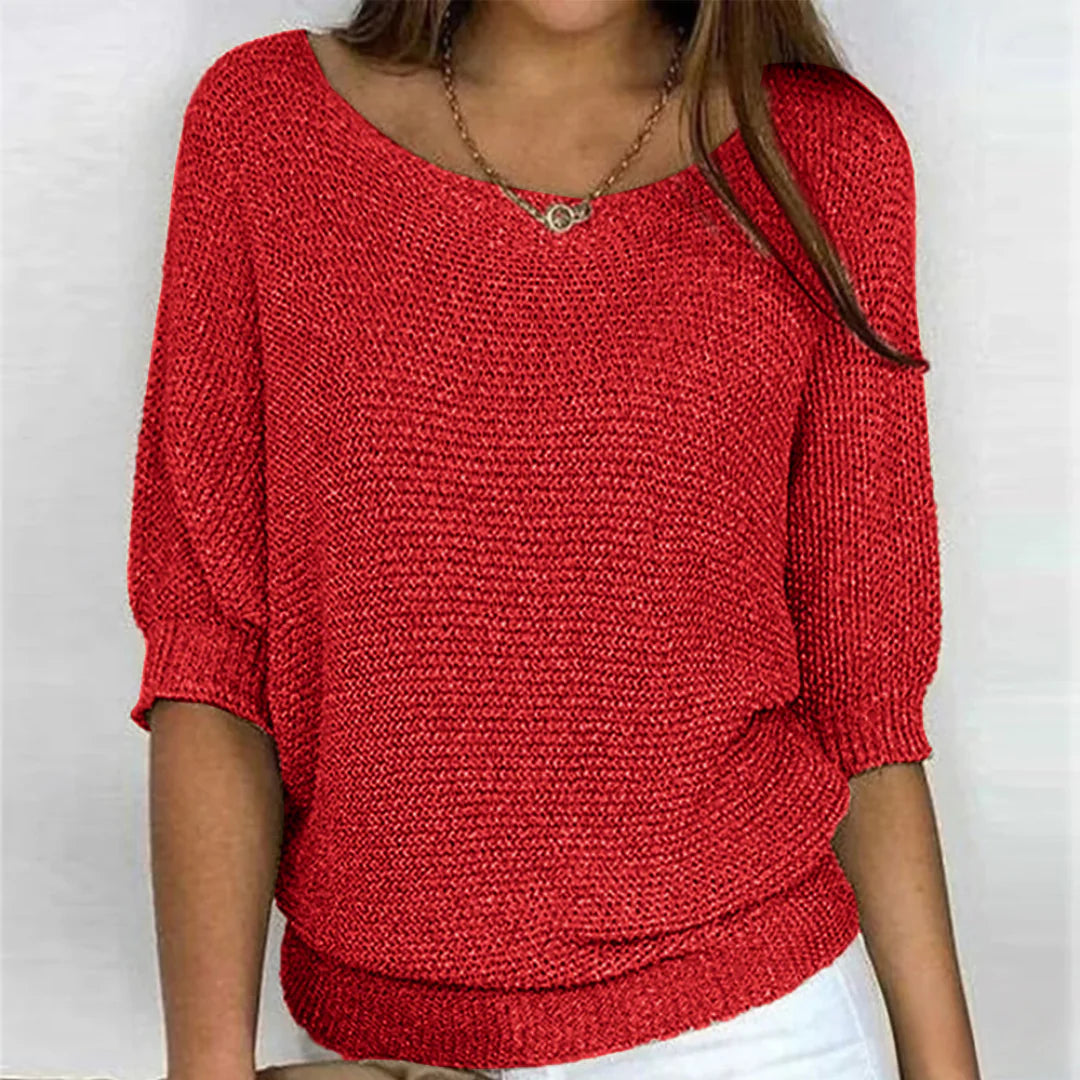 Eleganter Zopfmusterpullover für Damen – Bequemer und vielseitiger Stil 2