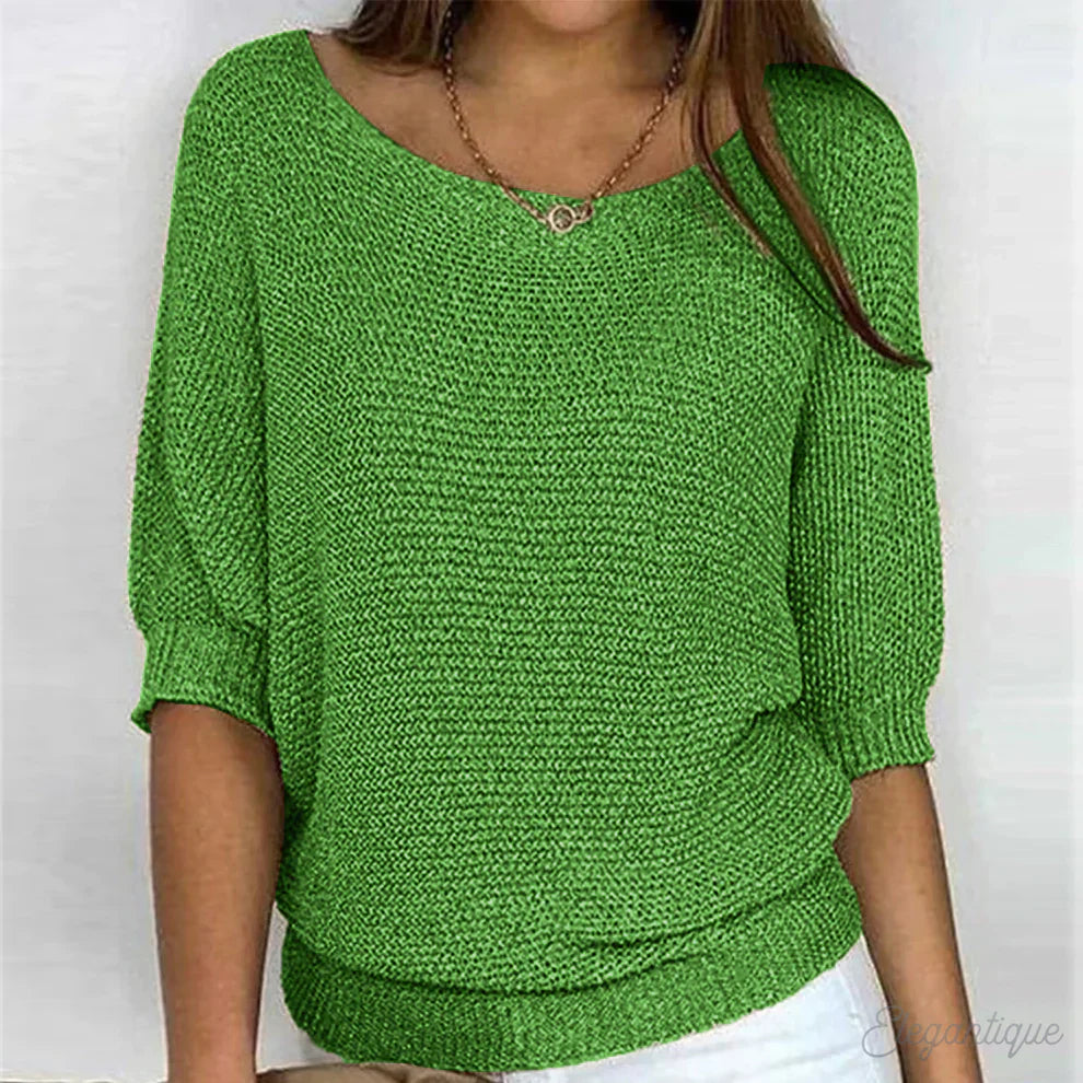 Eleganter Zopfmusterpullover für Damen – Bequemer und vielseitiger Stil 3