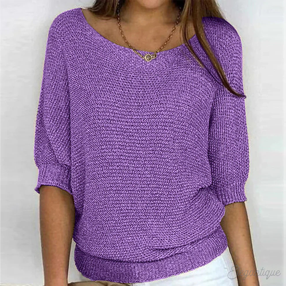 Eleganter Zopfmusterpullover für Damen – Bequemer und vielseitiger Stil 7