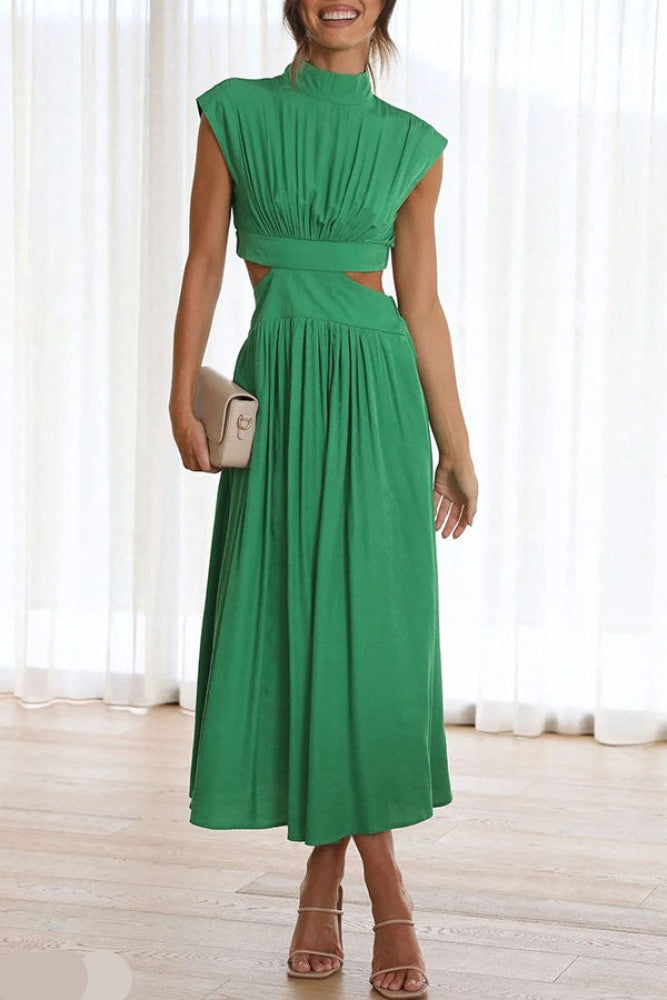 Lorna | Midi-Kleid Tailliertes Design aus hochwertiger Baumwolle 1