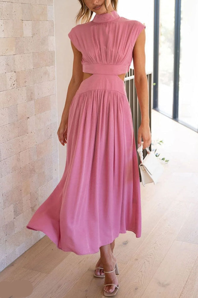 Lorna | Midi-Kleid Tailliertes Design aus hochwertiger Baumwolle 5
