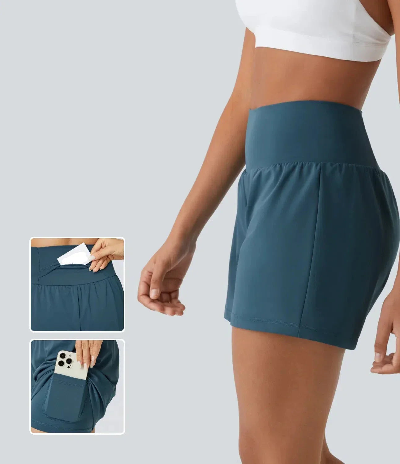Margarethe | Hohe Taille mit Taschen, Atmungsaktiv 2