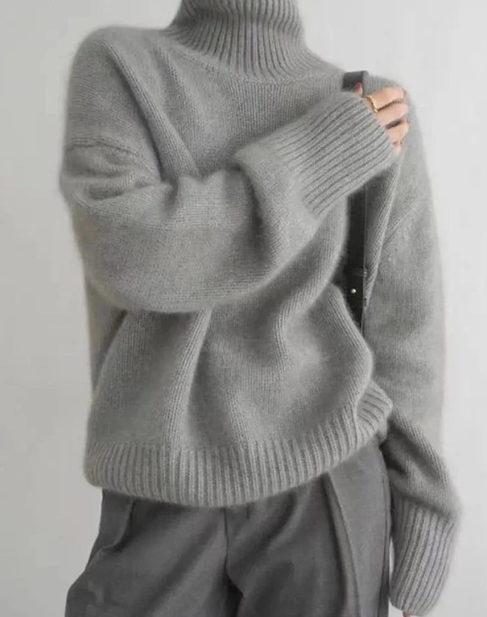 Rollkragenpullover Damen Schwarz aus Weichem Material – Eleganter und Warmer Pullover für Jeden Anlass 4