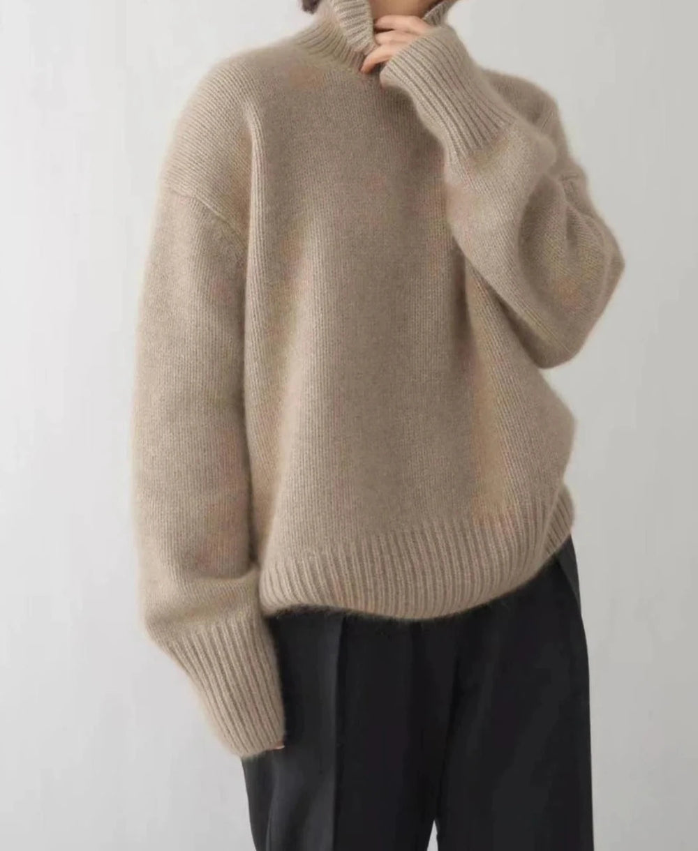 Rollkragenpullover Damen Schwarz aus Weichem Material – Eleganter und Warmer Pullover für Jeden Anlass 6