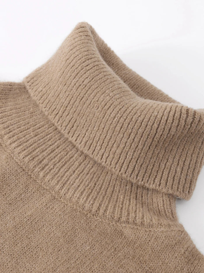 Rollkragenpullover Damen Schwarz aus Weichem Material – Eleganter und Warmer Pullover für Jeden Anlass 7