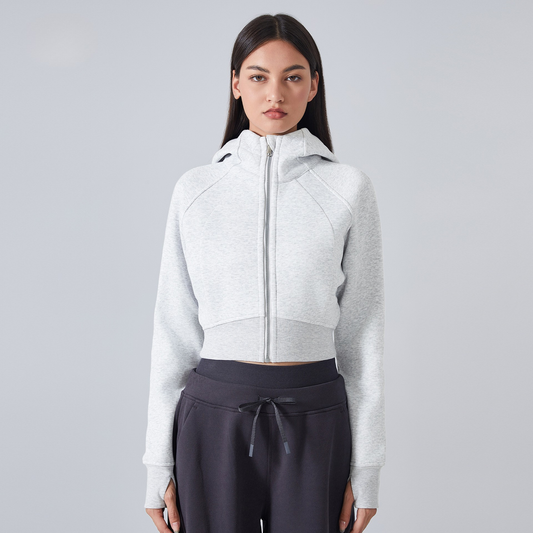 Gigi Mode Zip Hoodie Strickjacke