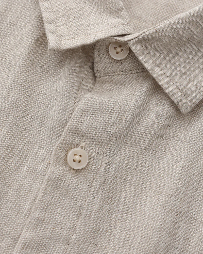 Clever Men's Linen Shirt | Short Sleeve, Breathable Summer Style 5