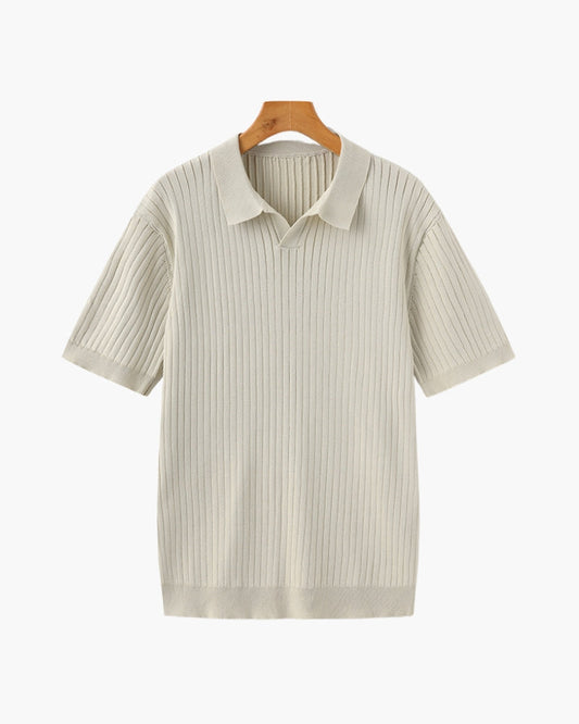 Premium Ribbed Polo Shirt – Effortless Style with Timeless Appeal 0