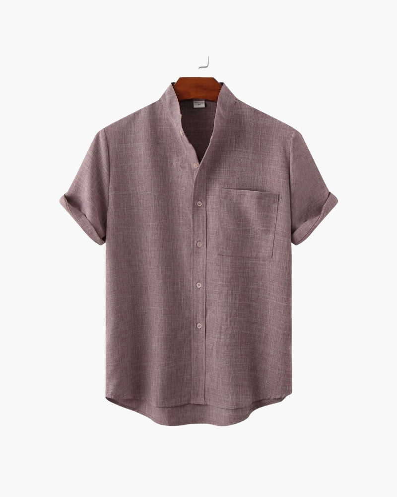 The Mandarin Mark Shirt – Effortless Style for Warm Weather 11
