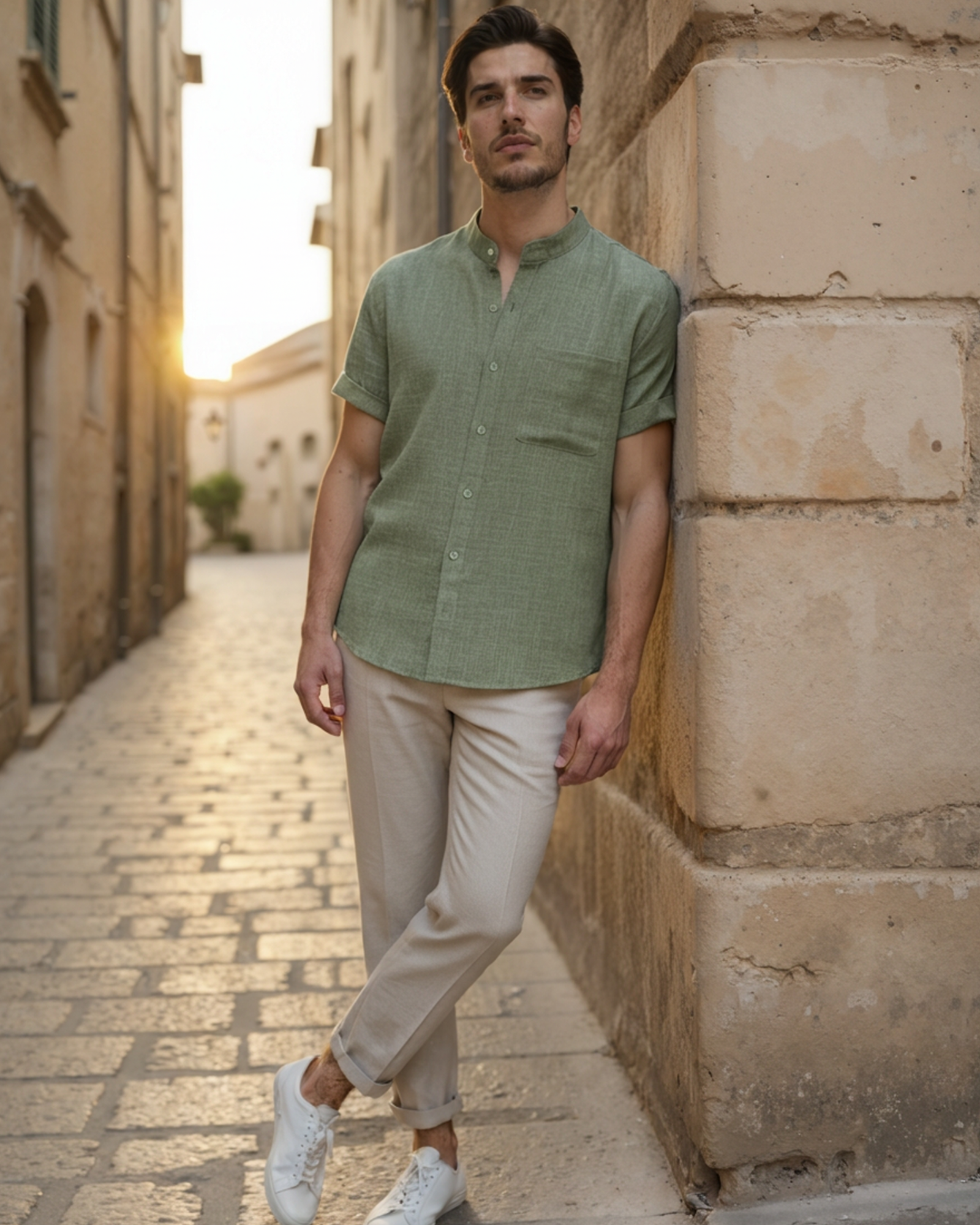 The Mandarin Mark Shirt – Effortless Style for Warm Weather 3