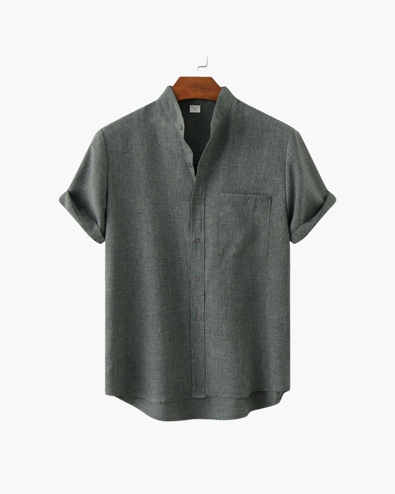 The Mandarin Mark Shirt – Effortless Style for Warm Weather 7