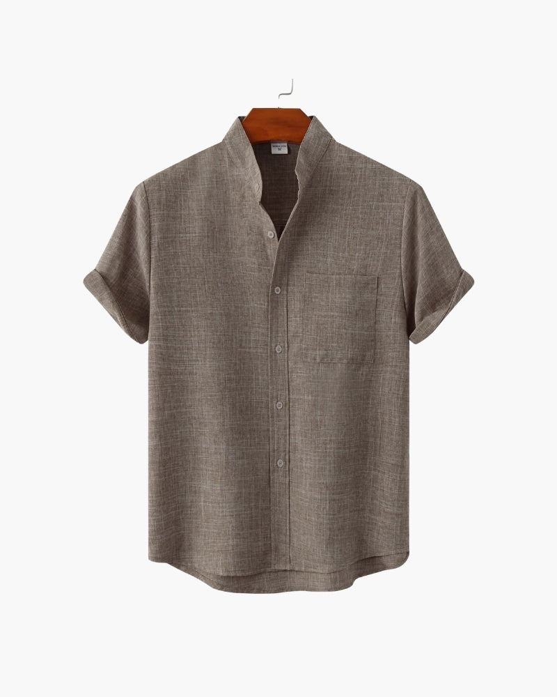 The Mandarin Mark Shirt – Effortless Style for Warm Weather 9